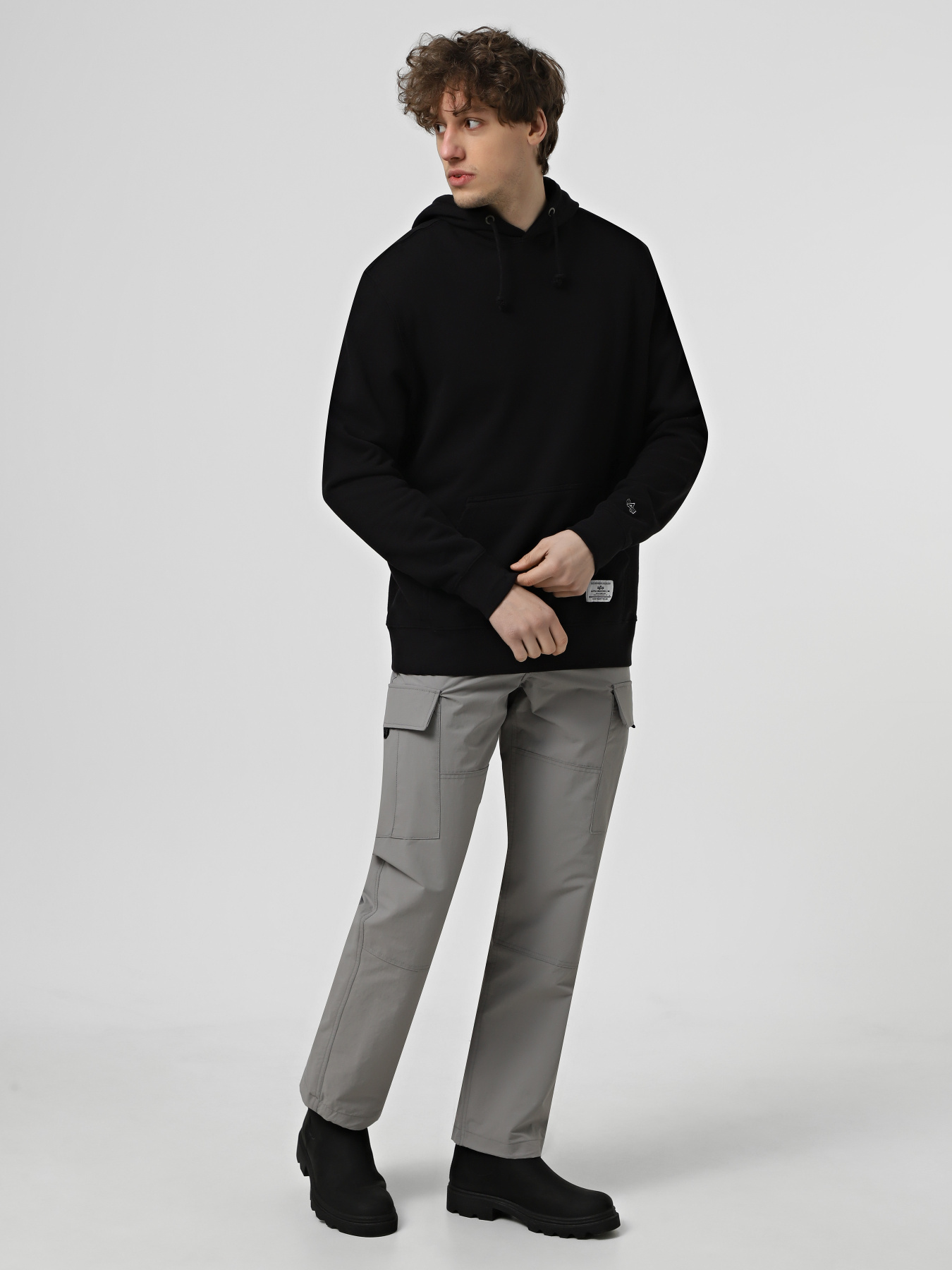 Худи Alpha Industries Essential French Terry модель UES54000C1_001 Фото