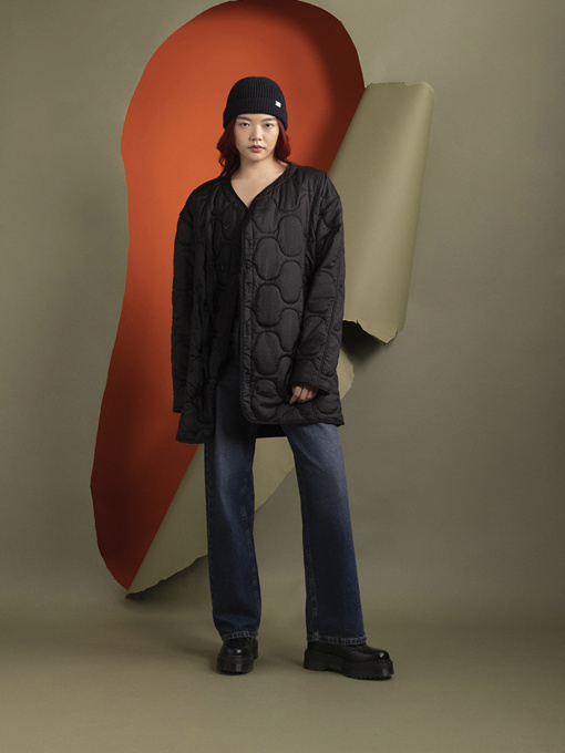 Демисезонная куртка Alpha Industries Mixed Media Quilted Long Liner модель WJM54501C1_001 Фото