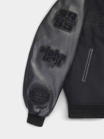 Бомбер Alpha Industries Faux Leather Ma-1 Varsity модель MJL54500C1_001 Фото