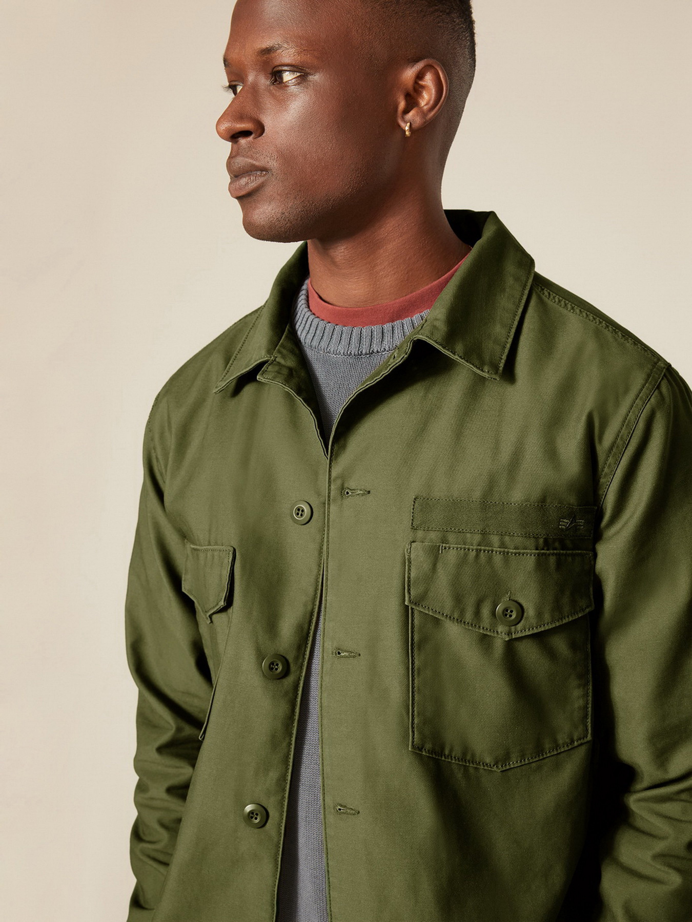 Рубашка Alpha Industries FATIGUE SHIRT модель MSF51500C1_304 Фото