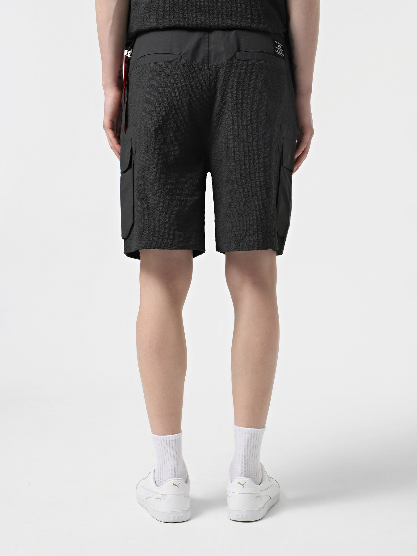 Шорты Alpha Industries Seersucker модель MBS55000C1_077 Фото