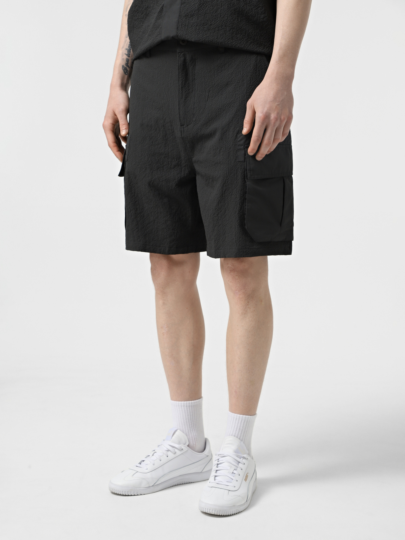 Повседневные шорты Alpha Industries Seersucker модель MBS55000C1_077 Фото