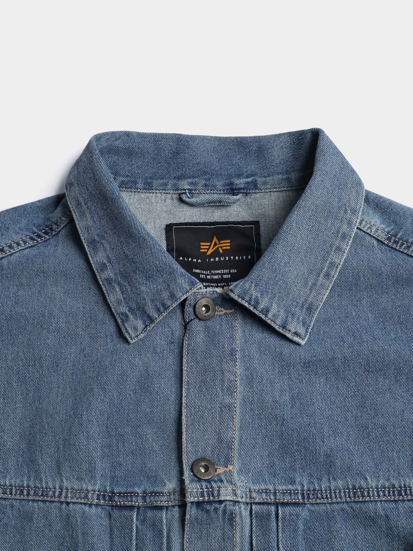 Джинсовая куртка Alpha Industries Denim модель MJD55000C1_410 Фото