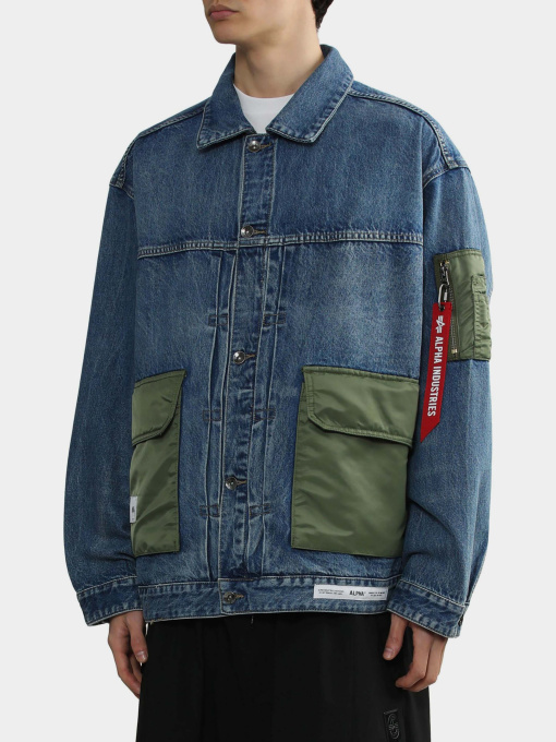 Джинсовая куртка Alpha Industries Denim модель MJD55000C1_410 Фото