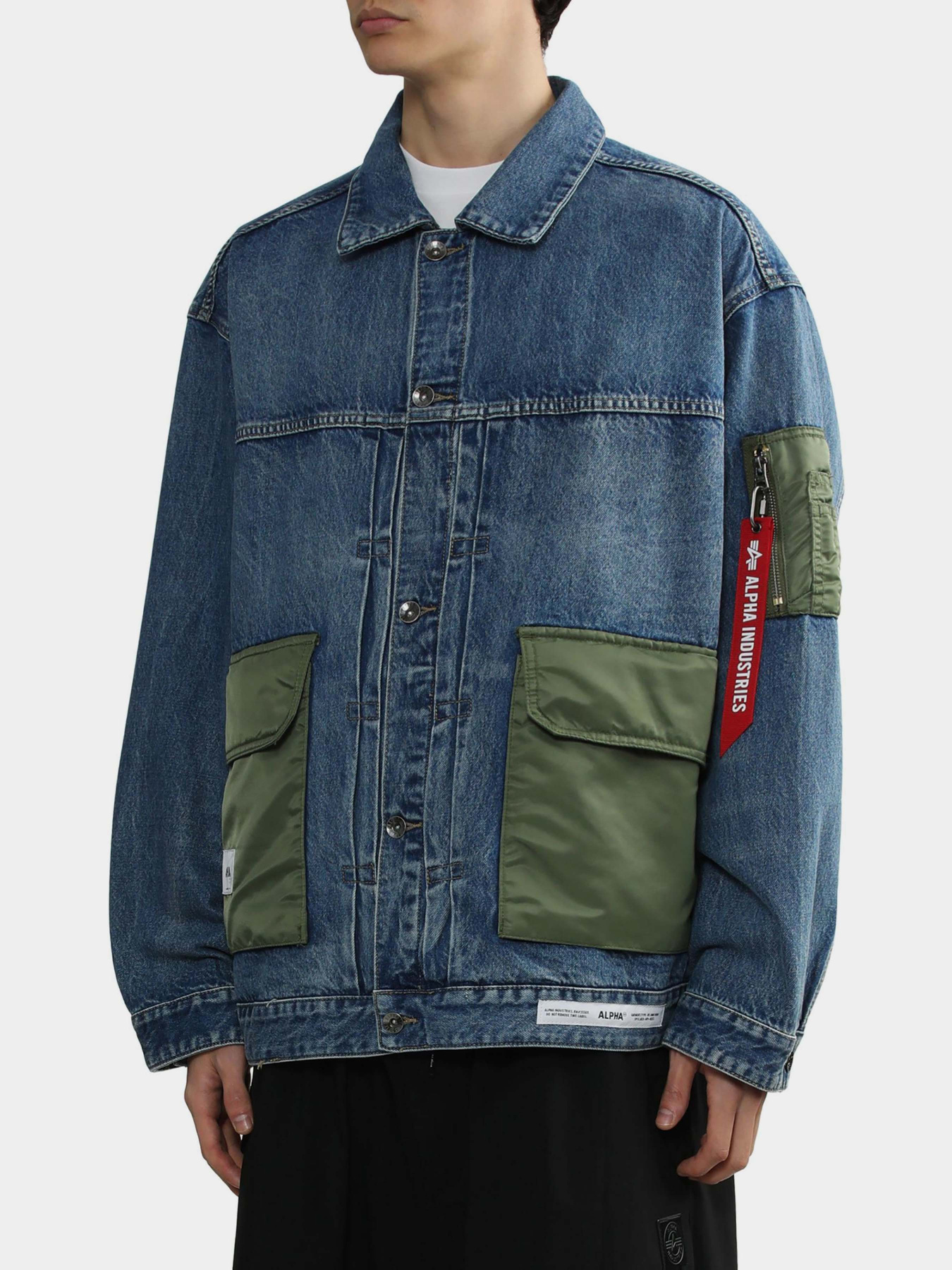 Джинсова куртка Alpha Industries Denim модель MJD55000C1_410 Джинсова куртка Alpha Industries Denim модель MJD55000C1_410 Фото