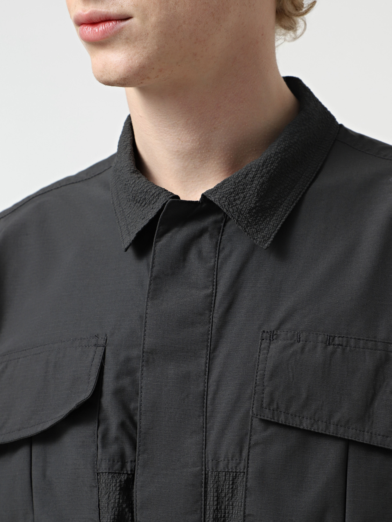 Сорочка Alpha Industries Ss Seersucker модель MTS55000C1_077 Фото