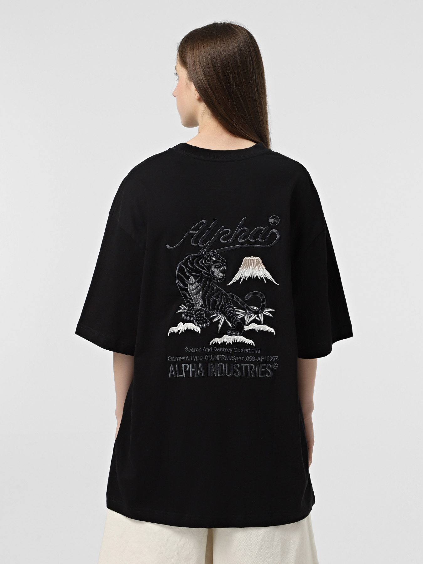 Футболка Alpha Industries Tiger Search And Destroy модель MTT55001C1_001 Фото