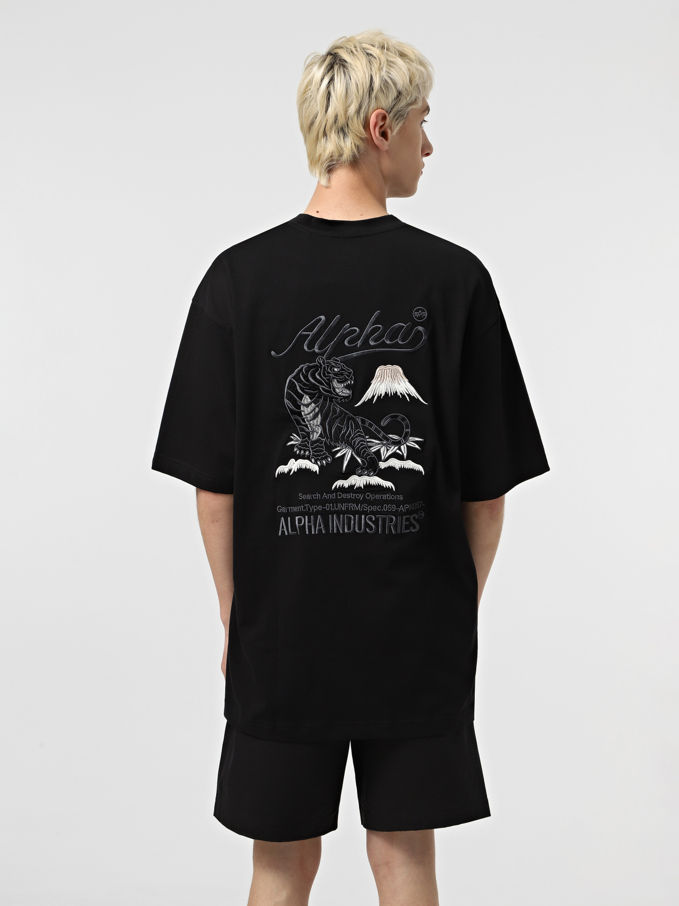 Футболка Alpha Industries Tiger Search And Destroy модель MTT55001C1_001 Фото