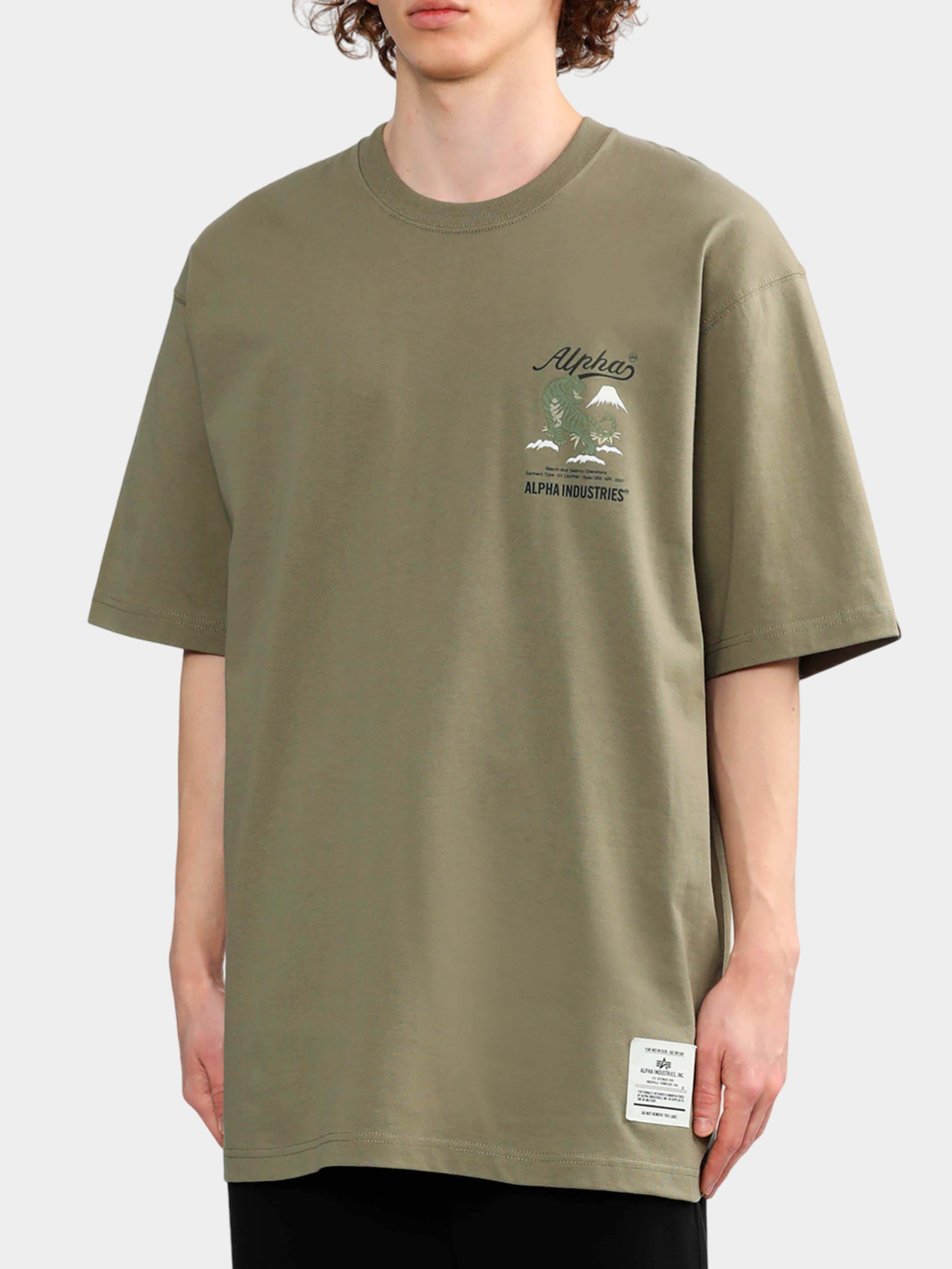 Футболка Alpha Industries Tiger Search And Destroy модель MTT55001C1_303 Фото