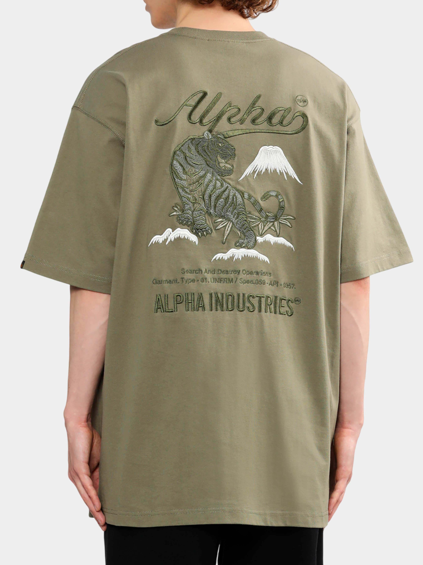 Футболка Alpha Industries Tiger Search And Destroy модель MTT55001C1_303 Футболка Alpha Industries Tiger Search And Destroy модель MTT55001C1_303 Фото