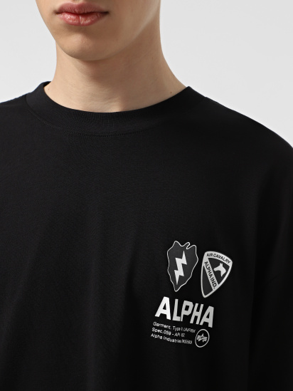 Футболка Alpha Industries Unfrm Air Cavalry модель MTU55003C1_001 — фото 7 - INTERTOP