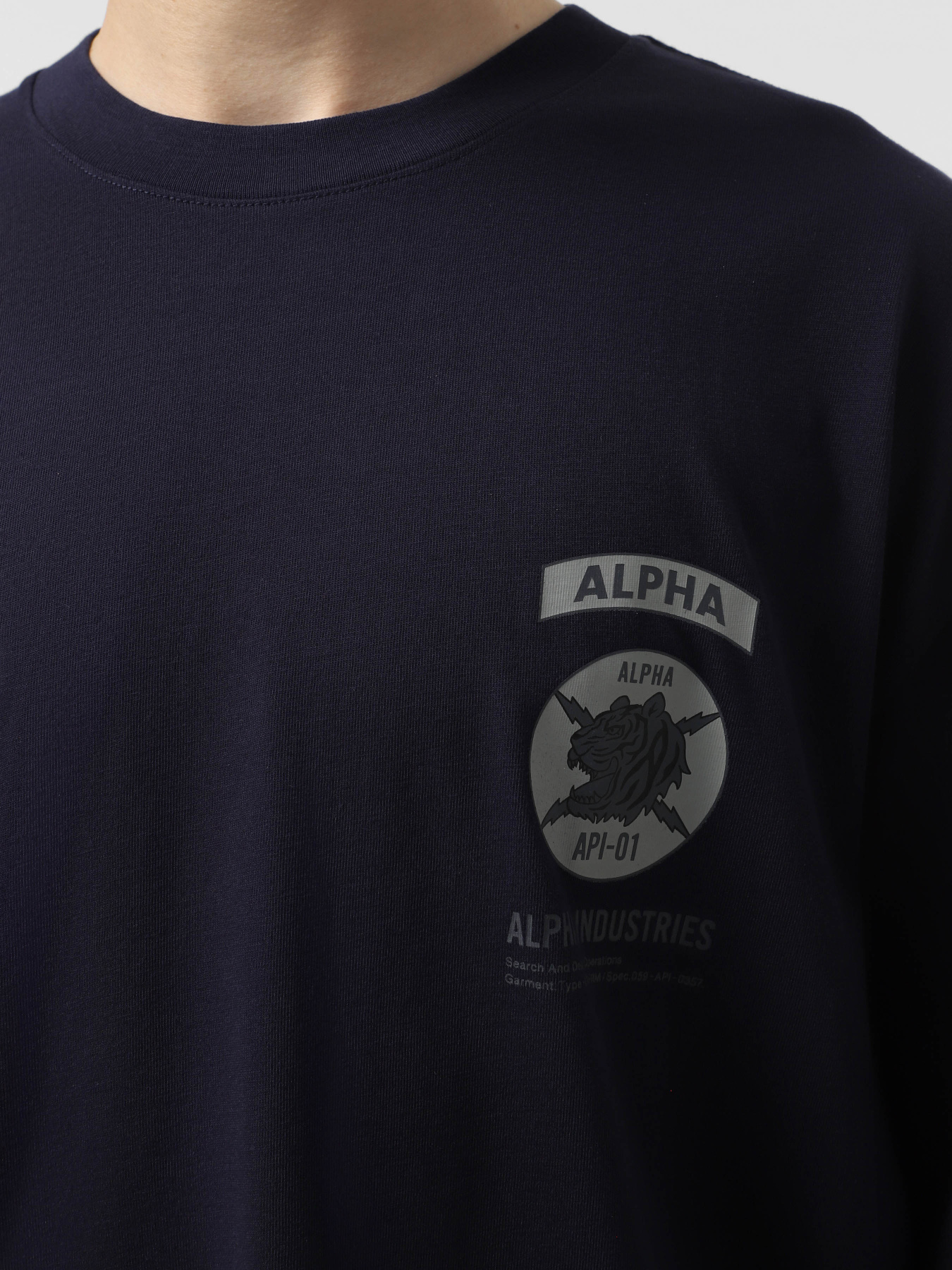 Футболка Alpha Industries Unfrm Api-01 модель MTU55005C1_410 Фото