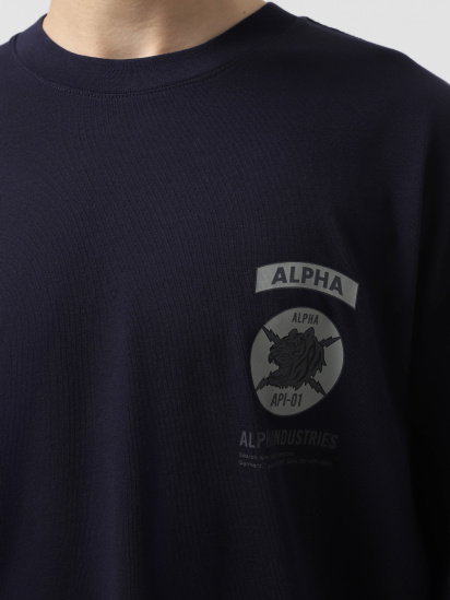 Футболка Alpha Industries Unfrm Api-01 модель MTU55005C1_410 — фото 7 - INTERTOP