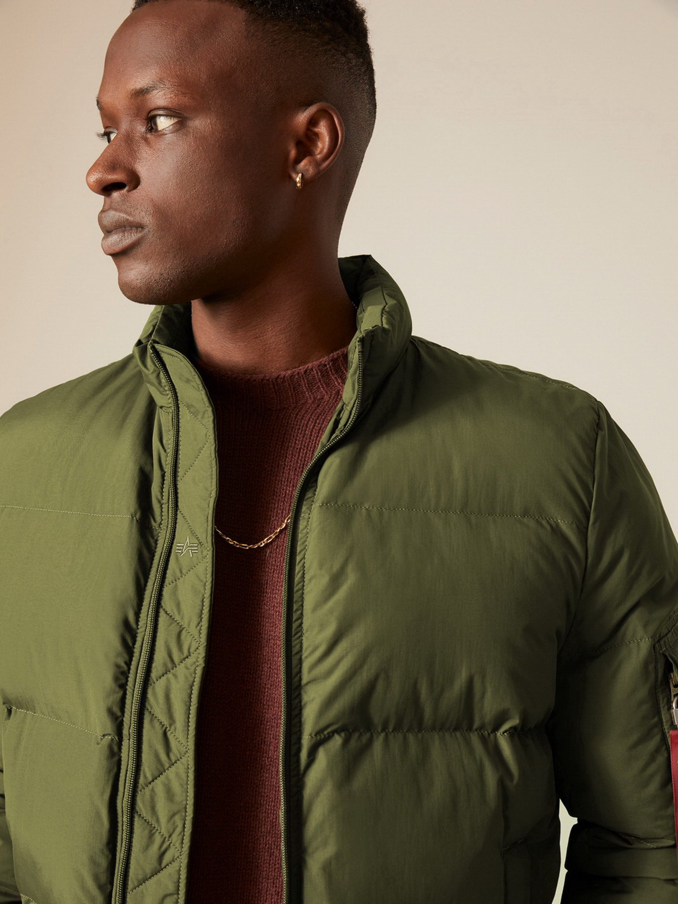 Бомбер Alpha Industries MA-1 Quilted модель UJM51500C1_301 Фото