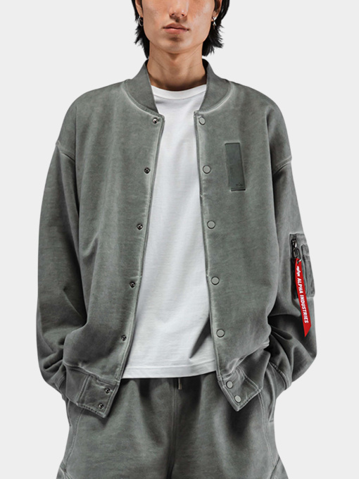 Бомбер Alpha Industries French Terry Ma-1 модель USF55000C1_070 Фото