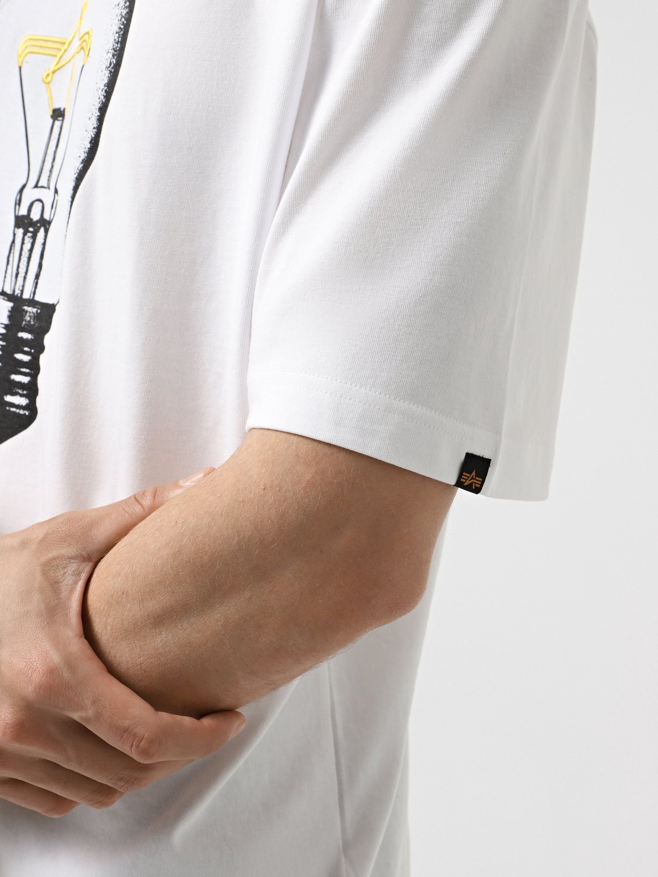 Футболка Alpha Industries Light Bulb модель UTA55011PK_100 Фото