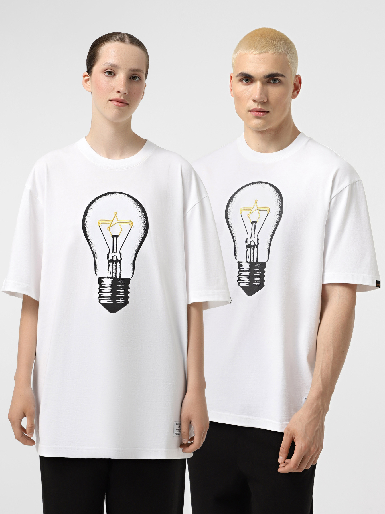 Футболка Alpha Industries Light Bulb модель UTA55011PK_100 Фото