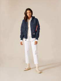 Бомбер Alpha Industries MA-1 HOODED BATTLEWASH модель UJM51502C1_410 Фото