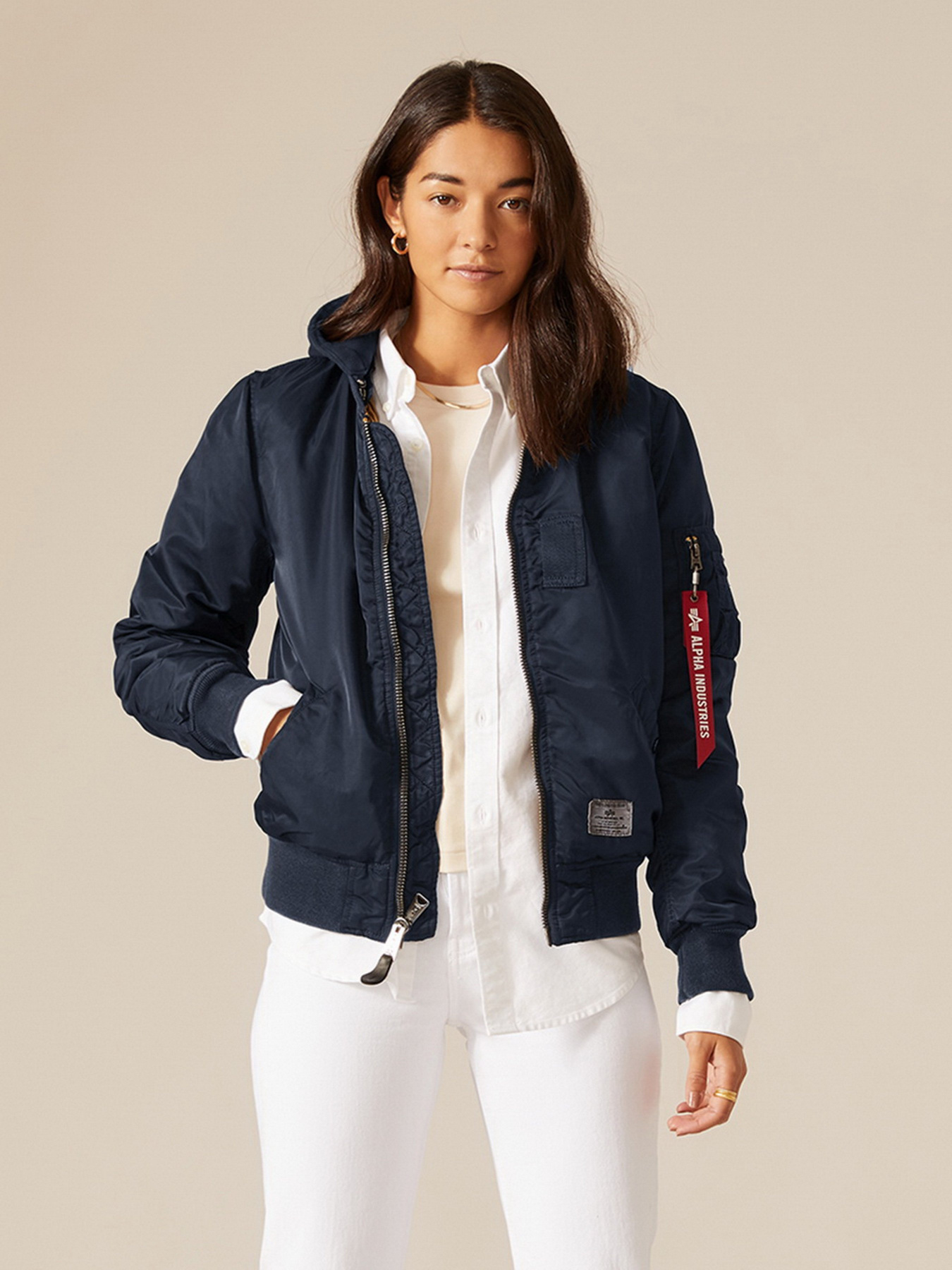 Бомбер Alpha Industries MA-1 HOODED BATTLEWASH модель UJM51502C1_410 Фото