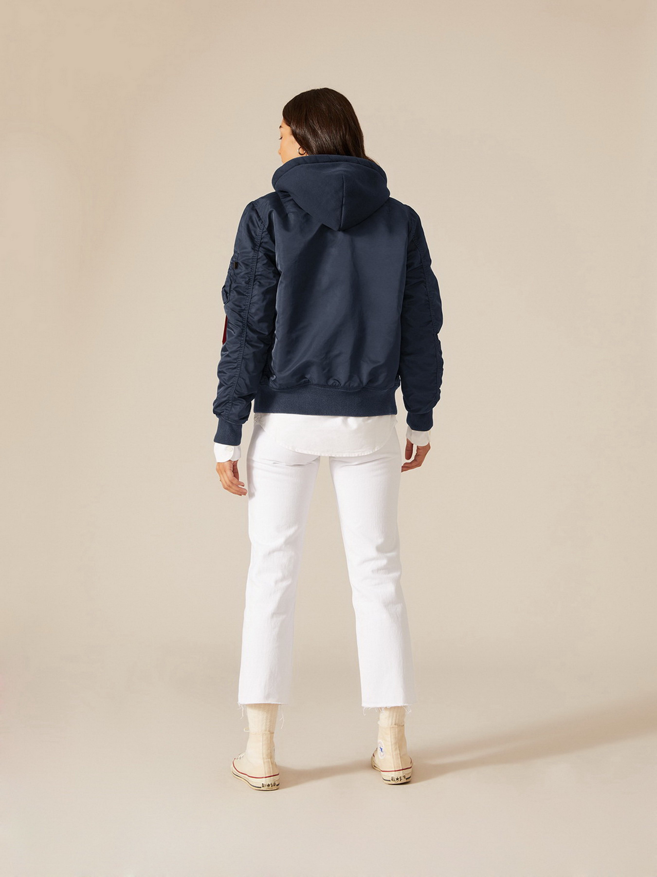 Бомбер Alpha Industries MA-1 HOODED BATTLEWASH модель UJM51502C1_410 Фото