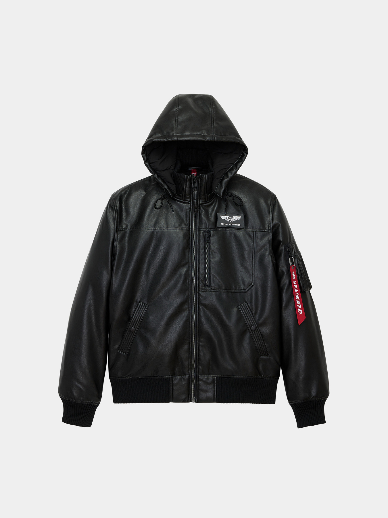 Куртка кожаная Alpha Industries модель MJF55501C1_001 Куртка кожаная Alpha Industries модель MJF55501C1_001 Фото