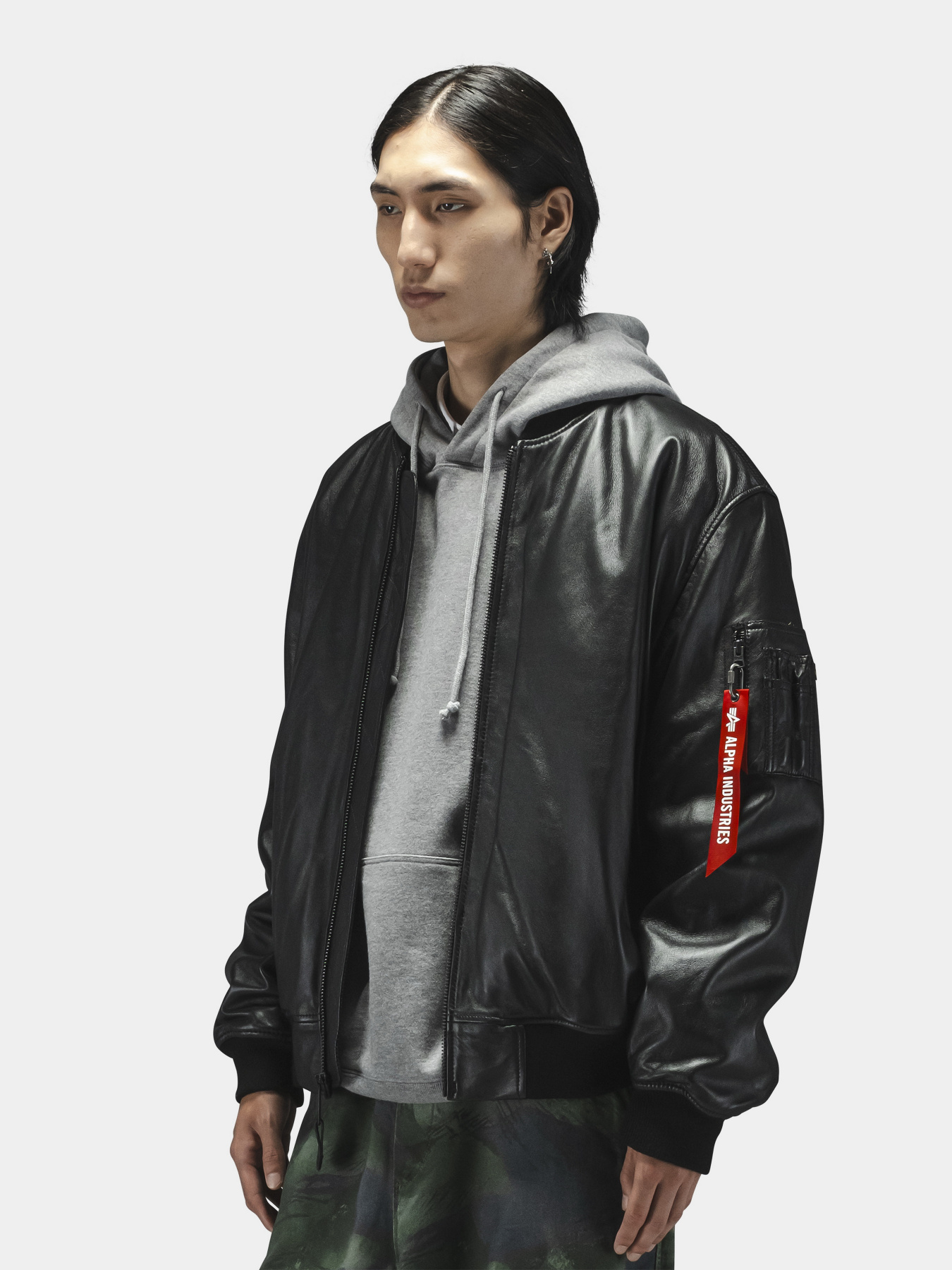 Куртка кожаная Alpha Industries модель MJL55500C1_001 Фото