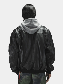 Куртка кожаная Alpha Industries модель MJL55500C1_001 Фото