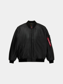 Куртка кожаная Alpha Industries модель MJL55500C1_001 Фото