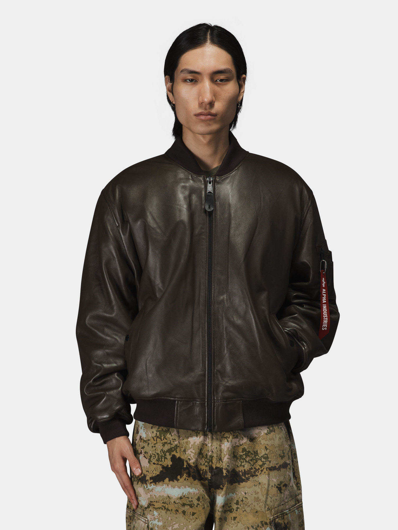 Куртка кожаная Alpha Industries модель MJL55500C1_225 Фото