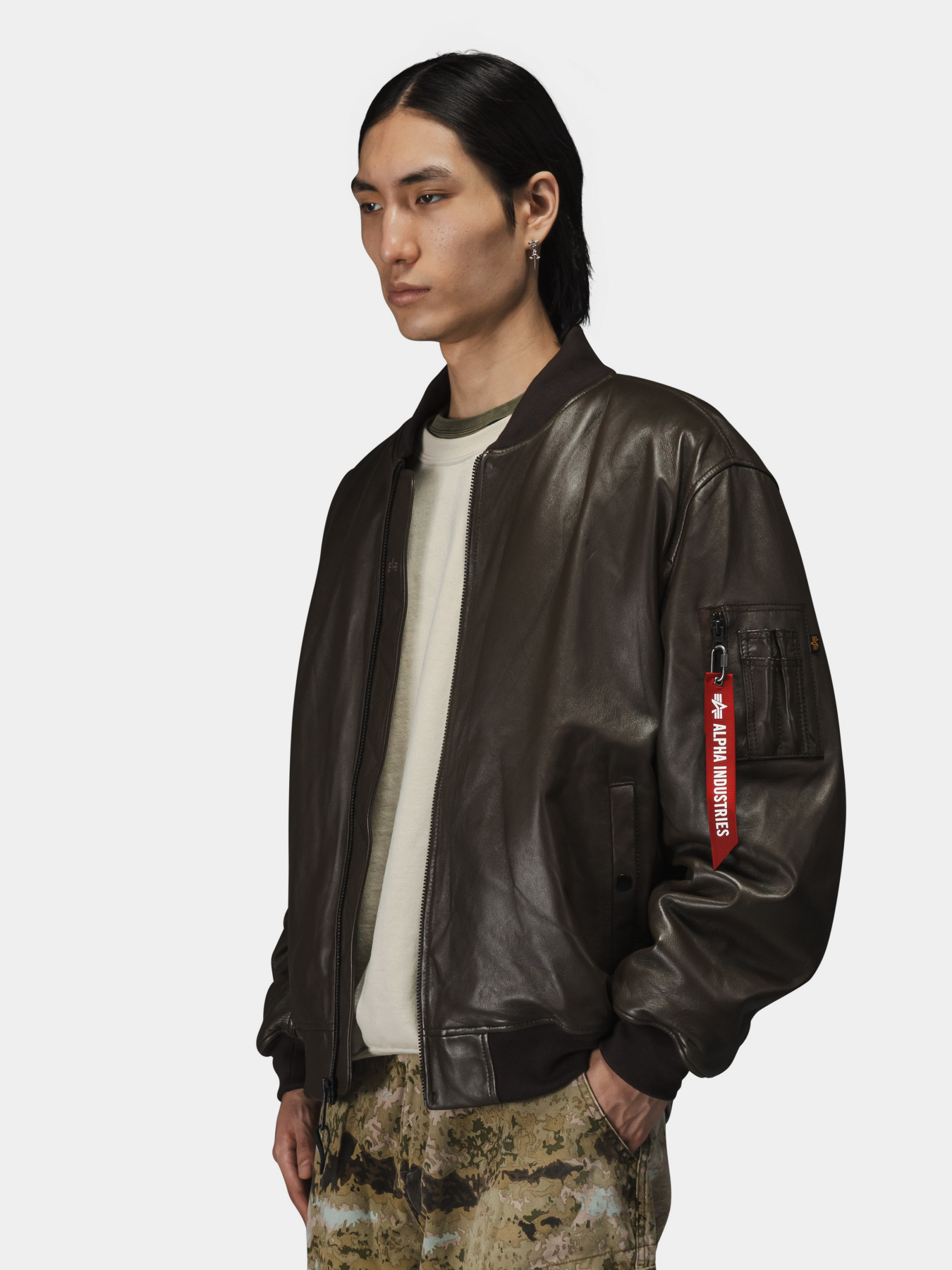 Шкіряна куртка Alpha Industries модель MJL55500C1_225 Шкіряна куртка Alpha Industries модель MJL55500C1_225 Фото