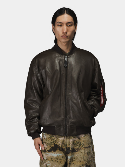 Шкіряна куртка Alpha Industries модель MJL55500C1_225 Фото