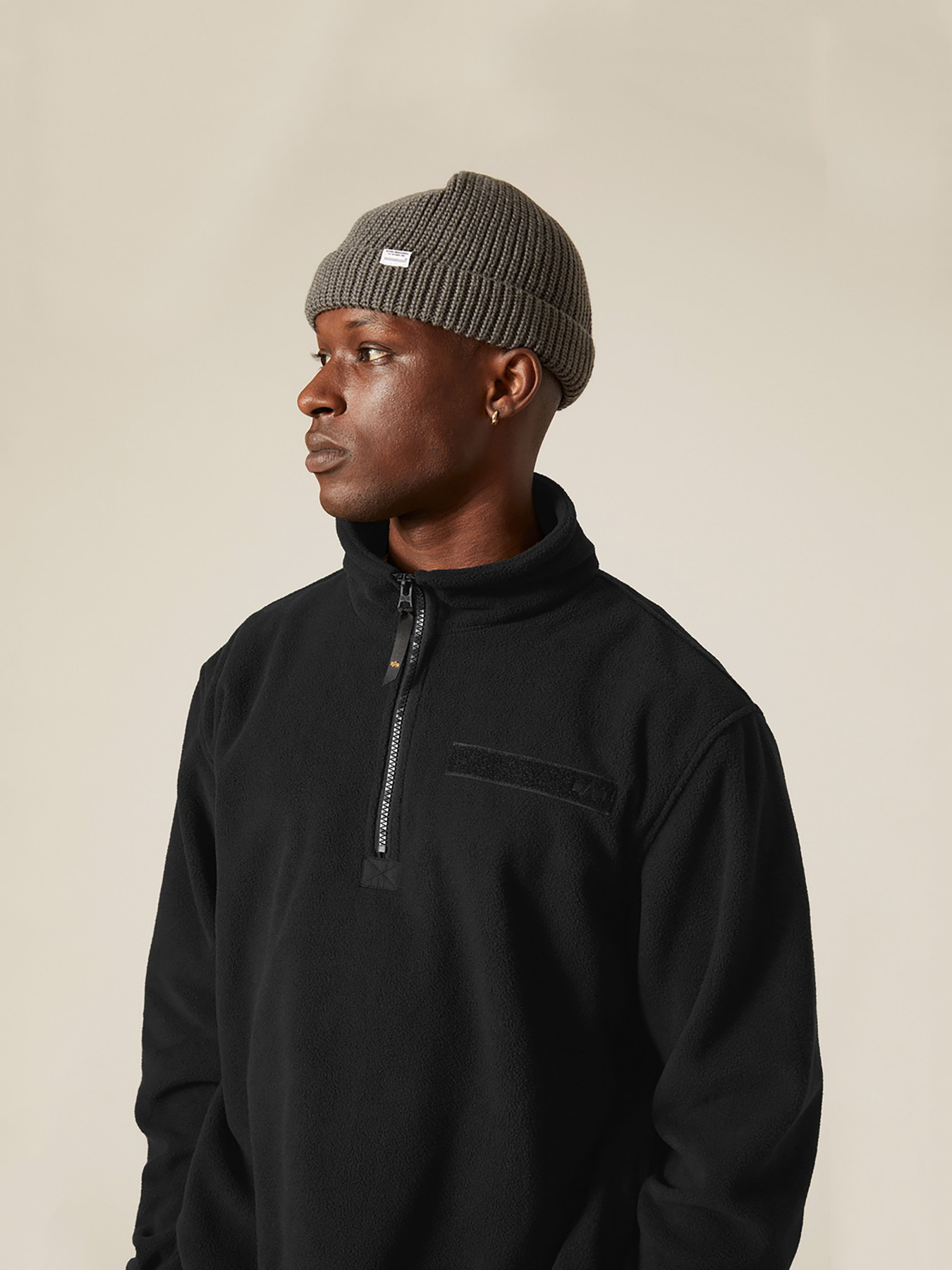 Кофта Alpha Industries QUARTER ZIP FLEECE модель UJQ51500C1_001 Фото