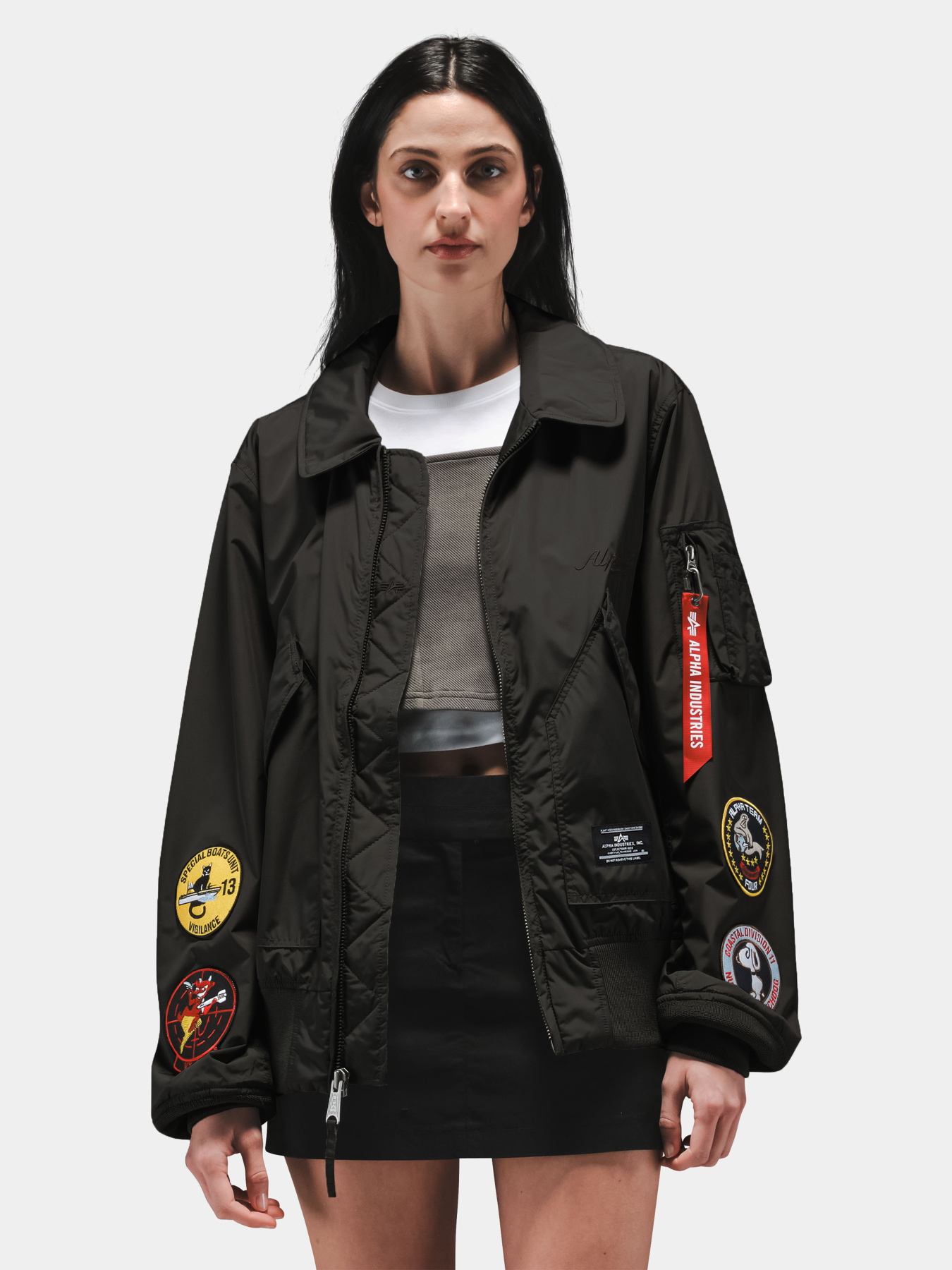 Куртки та дублянки Alpha Industries CWU 36/P RELAXED PATCHED FLIGH модель UJC56001C1_001 Фото