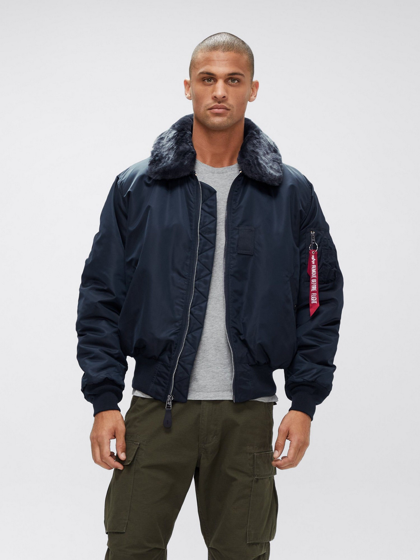 Бомбер Alpha Industries B-15 модель MJB23010C1_410 Фото