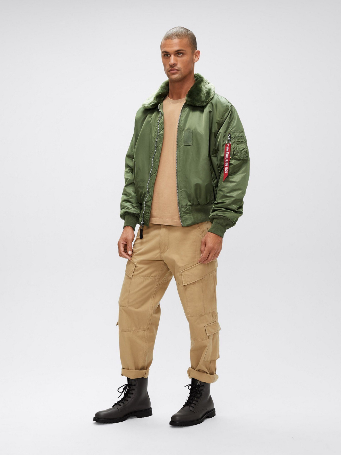 Бомбер Alpha Industries B-15 модель MJB23010C1_310 Фото