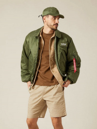 Зелений - Бомбер Alpha Industries CWU 45/P Flight Jacket