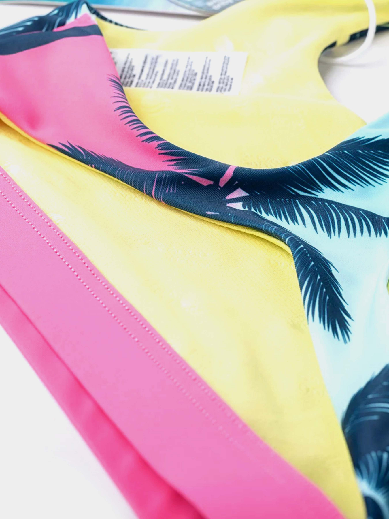 Верх купальника Aquawave модель RODANI TOP JR-PALMS PRINT Фото