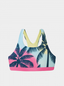 Верх купальника Aquawave модель RODANI TOP JR-PALMS PRINT Фото