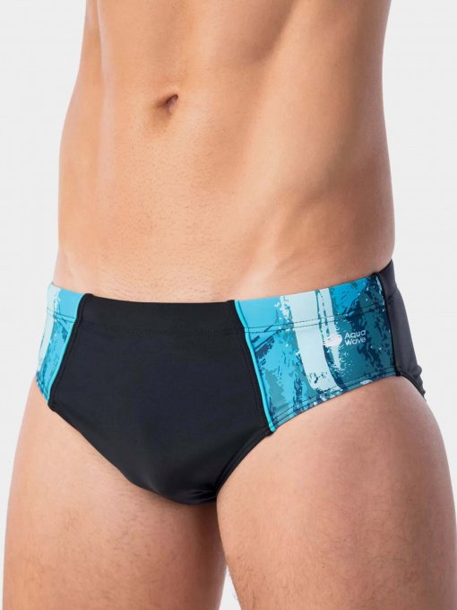 Плавки Aquawave модель DANILO-BLACK/SEA PRINT Фото