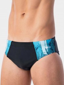 Плавки Aquawave модель DANILO-BLACK/SEA PRINT Фото