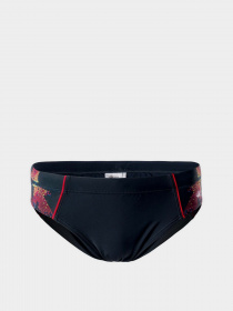 Плавки Aquawave модель IDALIS JR-FORG IRON/TURQ STRIP Фото