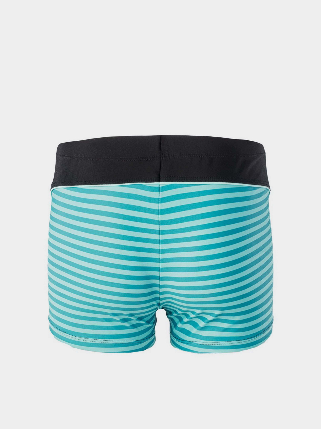 Плавки Aquawave модель IDARO JR-BLACK/TURQUISE STRIPE Фото