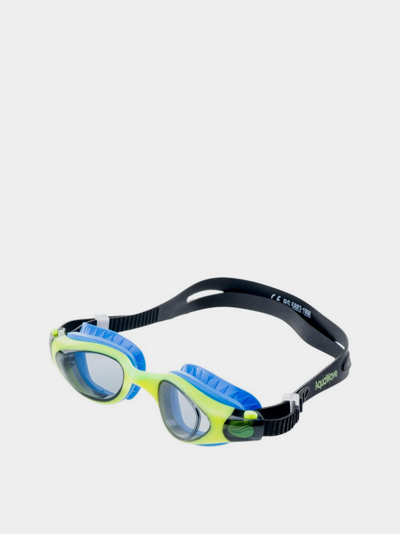 Очки для плавания Aquawave модель BUZZARD-BLK/BLU/YEL GRN/SMOKY Фото