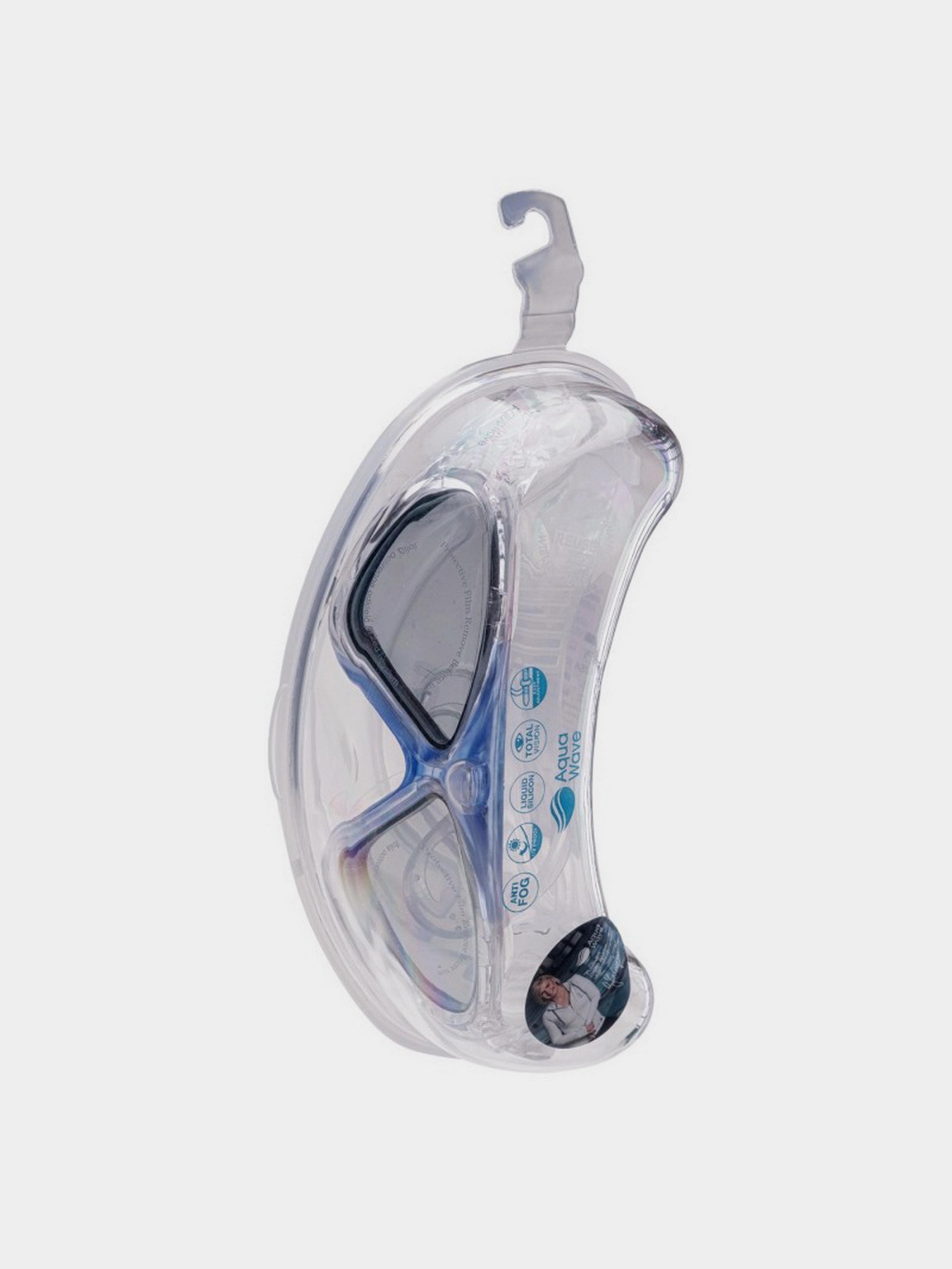 Очки для плавания Aquawave модель FLIPER-CLEAR/BLUE/SMOKE Фото