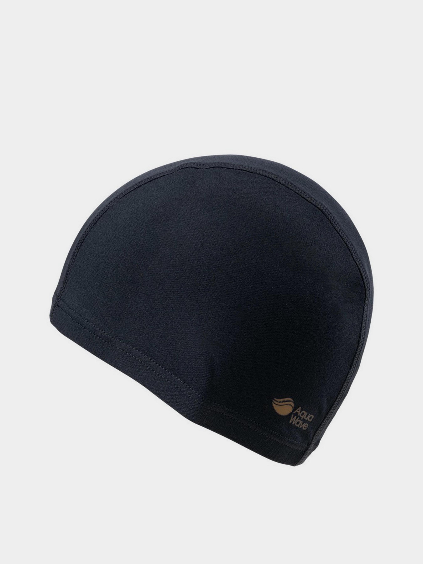 Шапочка для плавания Aquawave модель RONNY CAP-BLACK/GOLD/CARVICO Фото