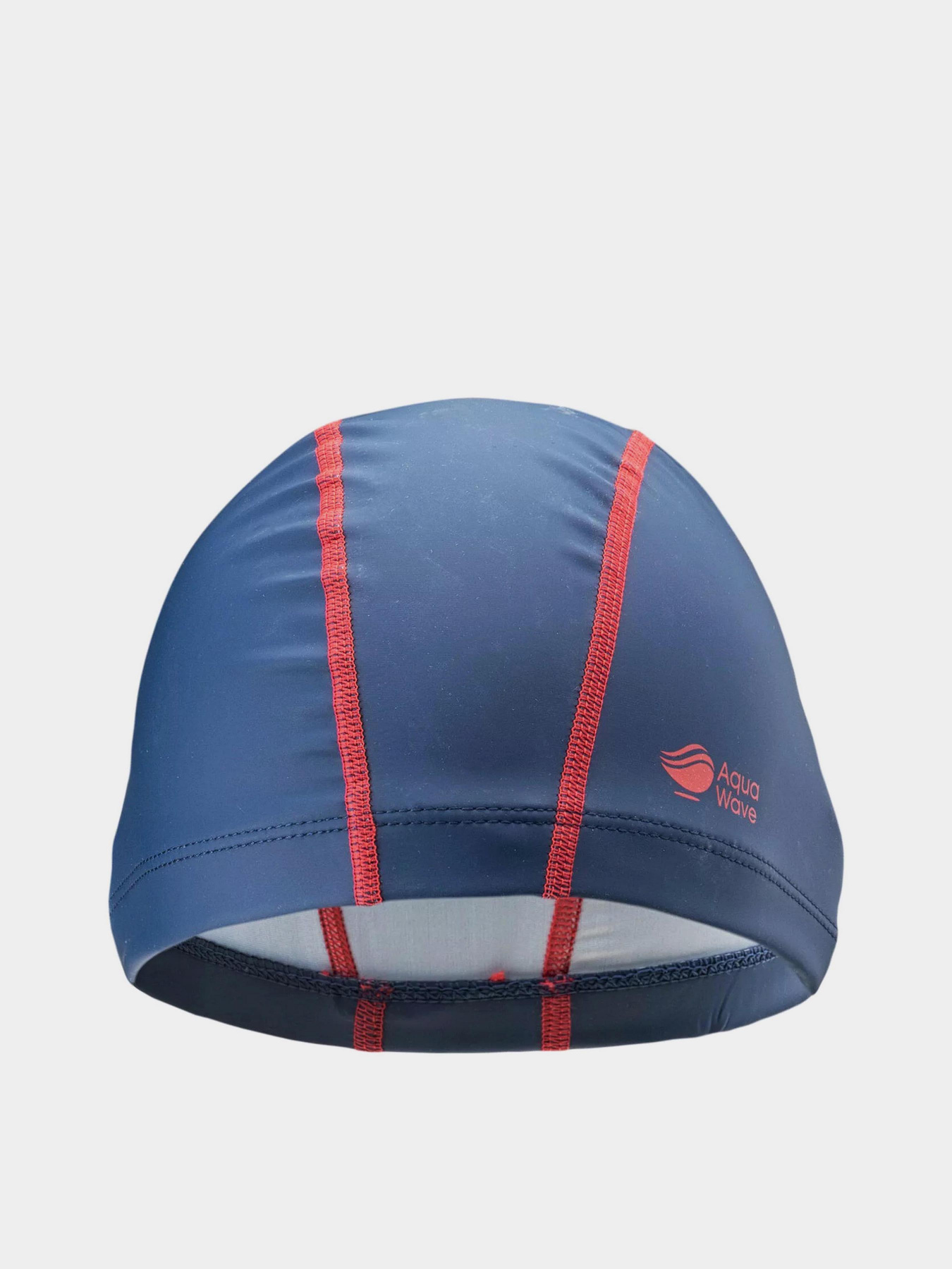 Шапочка для плавания Aquawave модель SOFTSWIM-MEDIVAL BLU/POPPY RED Фото