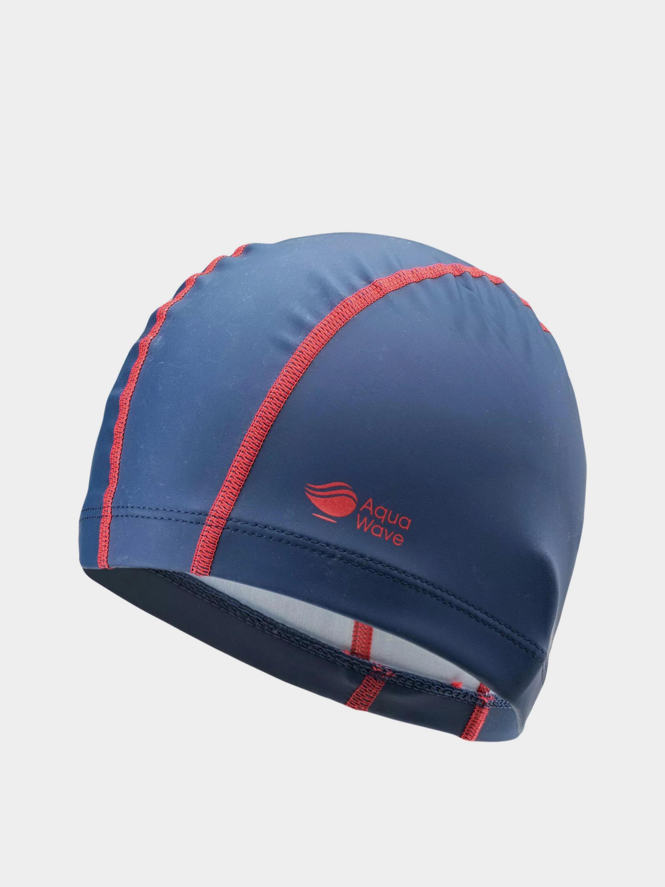 Шапочка для плавання Aquawave модель SOFTSWIM-MEDIVAL BLU/POPPY RED Фото