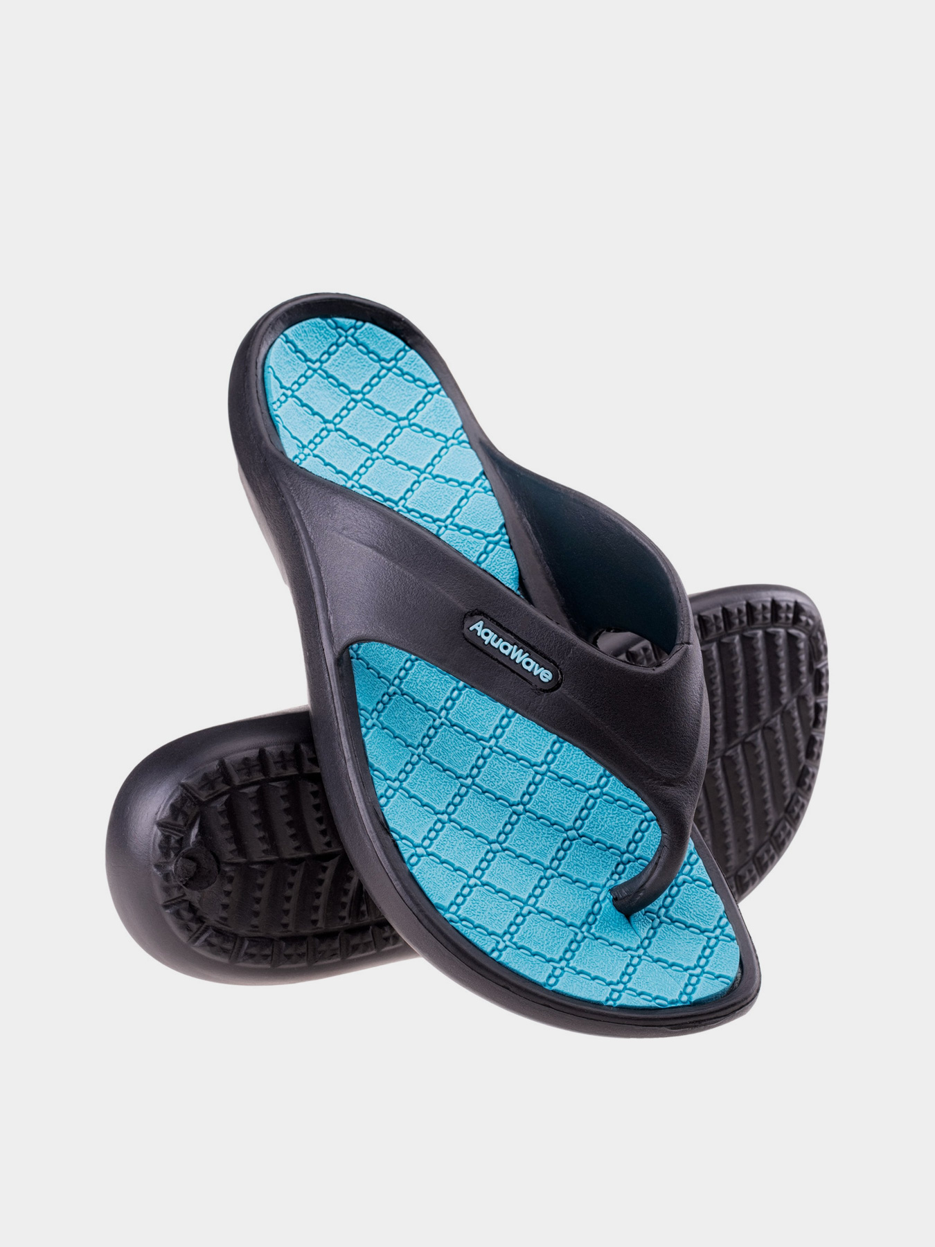 Вьетнамки Aquawave модель ALEMA WMNS-BLACK/BLUE CURACAO Фото