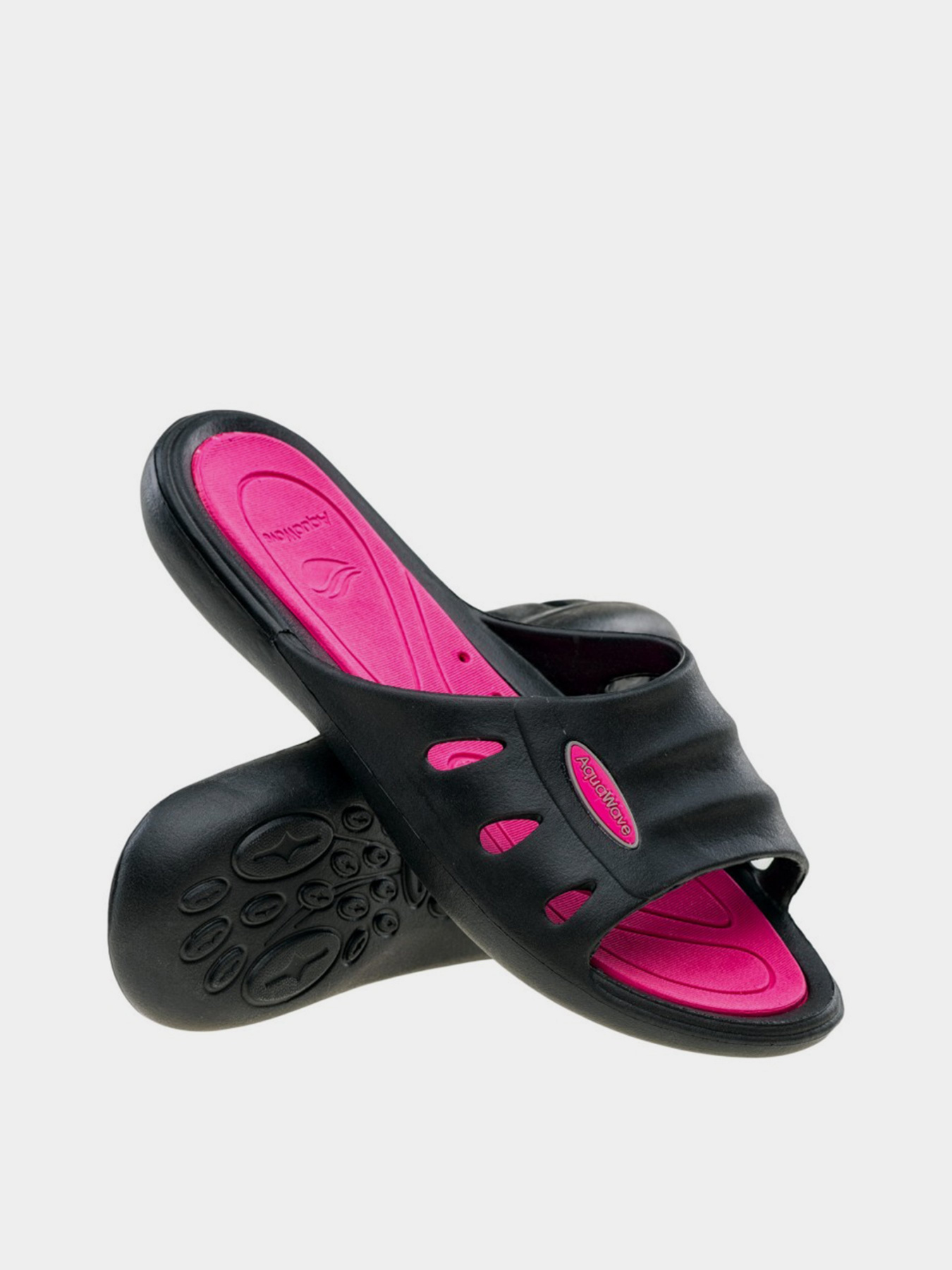 Шлепанцы Aquawave модель MAURA WMNS-BLACK/FUCHSIA Фото