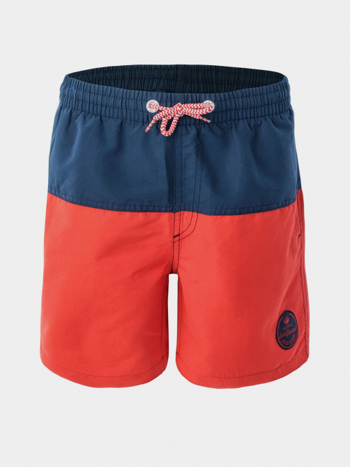 Шорты для плавания Aquawave модель DRAKON JR-POPPY RED/PATR BLUE Фото